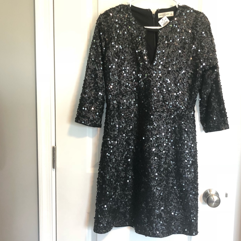 Abercrombie & Fitch Sequin NYE Party Dress M NWT